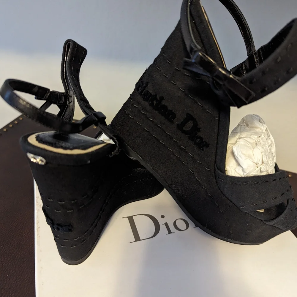 Dior Stockwoman Sandal Noir - Picture 2 of 5